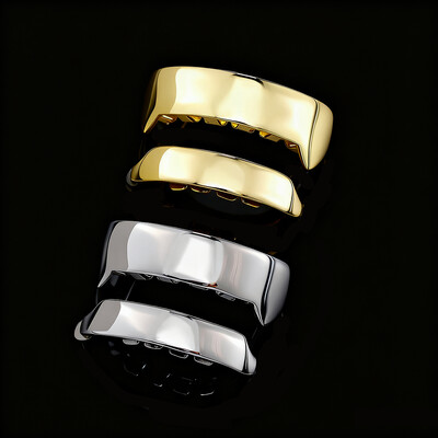 Pre-made Vampire Fang Grillz Set