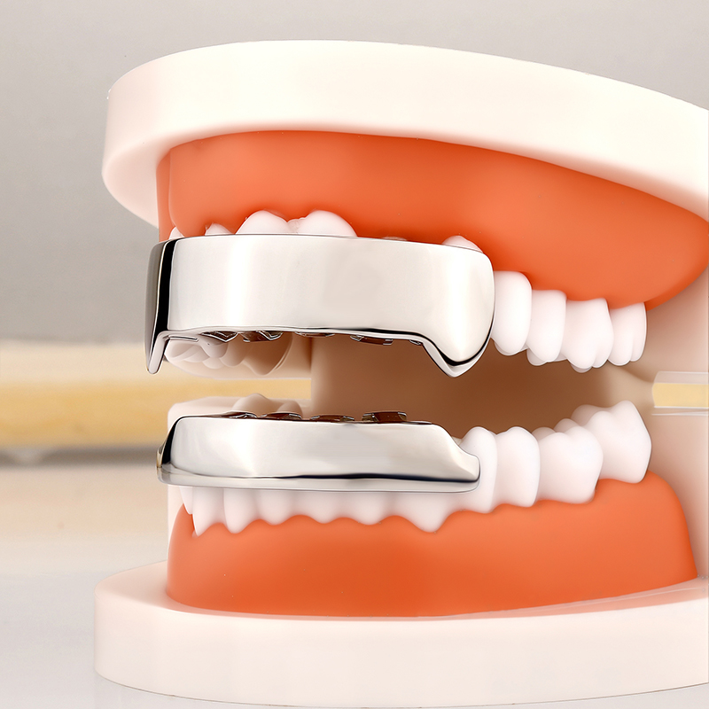 Pre-made Vampire Fang Grillz Set