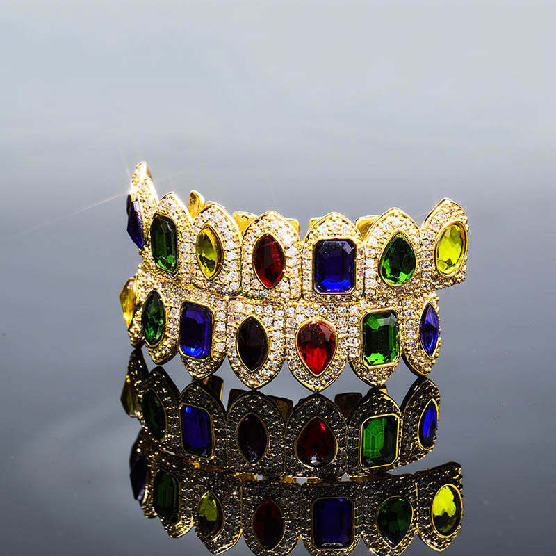 Iced Out Hip Hop Grillz Set