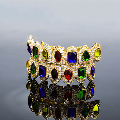 Iced Out Hip Hop Grillz Set