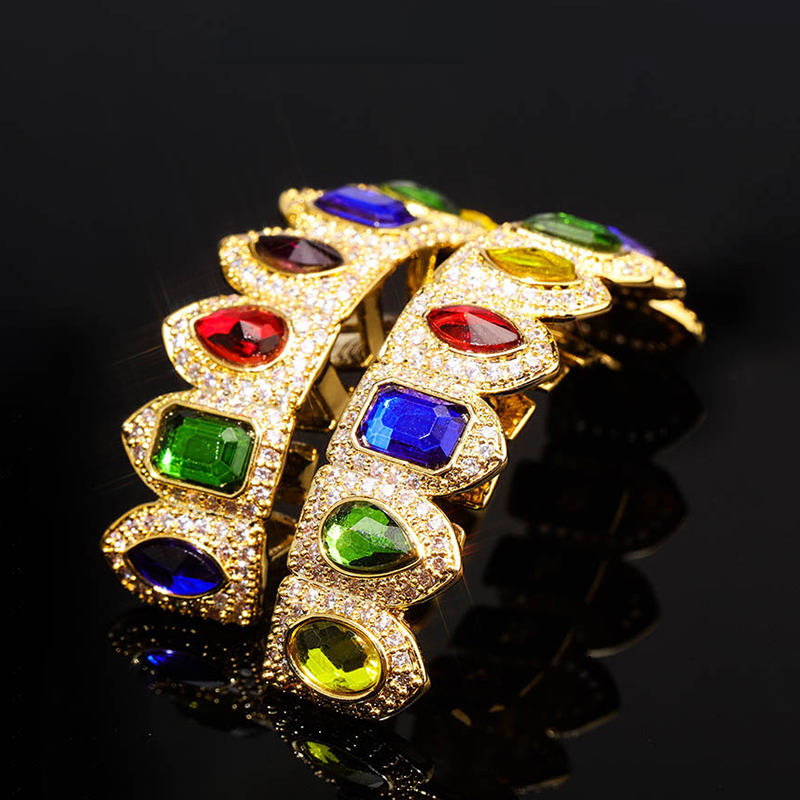 Iced Out Hip Hop Grillz Set