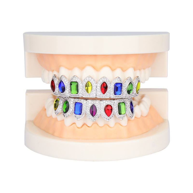 Iced Out Hip Hop Grillz Set