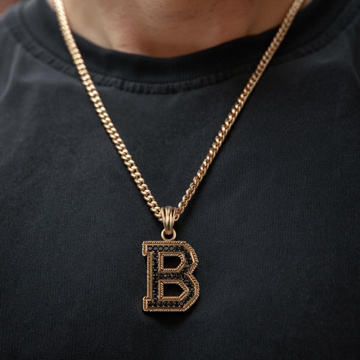 Iced Out Custom Initial Pendent