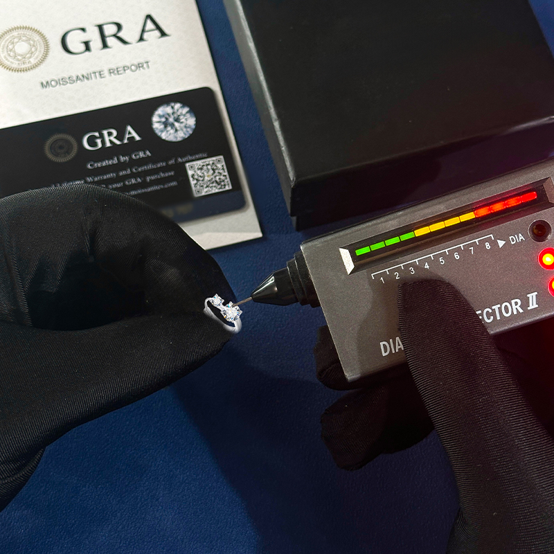 1.2CT Double Stone VVS Moissanite S925 Silver Hoop Earrings