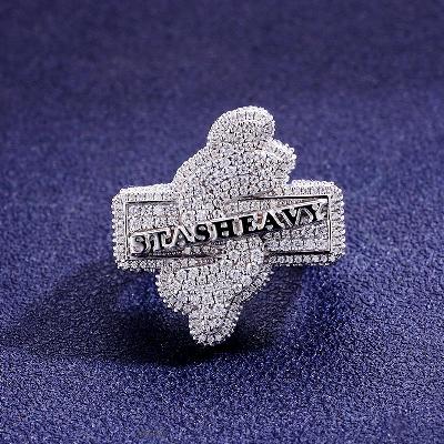 Custom S925 & VVS1 Moissanite Letter Ring Deposit