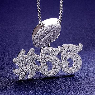 Custom S925 & VVS1 Moissanite Letter & Number Pendant Deposit