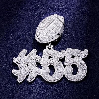 Custom S925 & VVS1 Moissanite Letter & Number Pendant Deposit