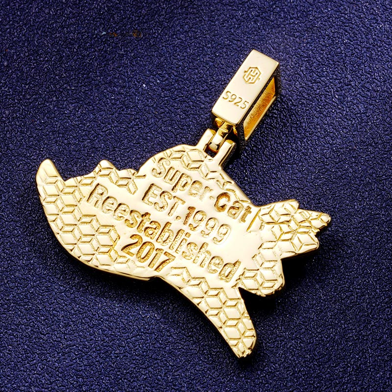 Custom S925 & VVS1 Moissanite Letter Pendant Deposit