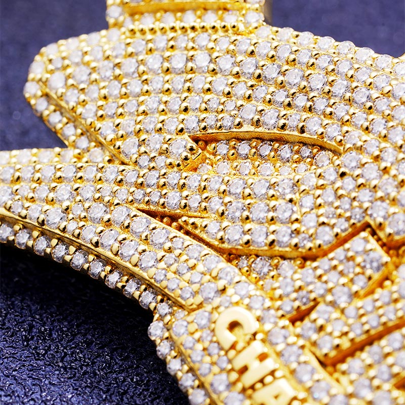 Custom S925 & VVS1 Moissanite Letter Pendant Deposit