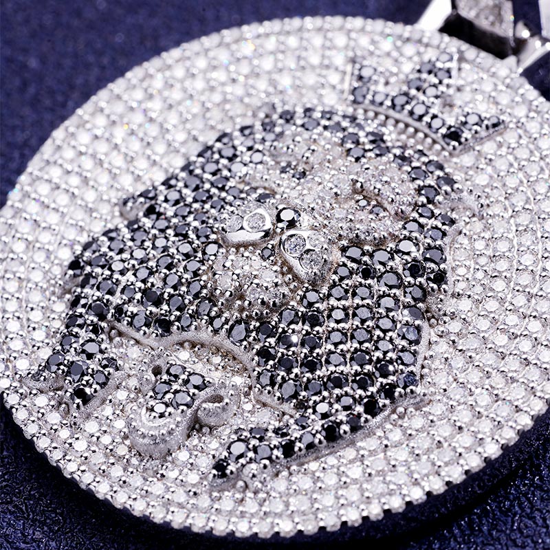 Custom S925 & VVS1 Moissanite Unique Lion Pendant Deposit