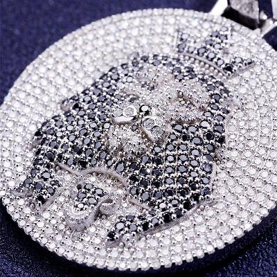 Custom S925 & VVS1 Moissanite Unique Lion Pendant Deposit