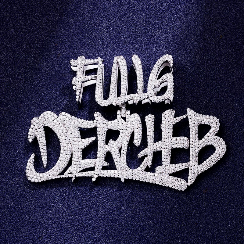 Custom S925 & VVS1 Moissanite Letter Pendant Deposit