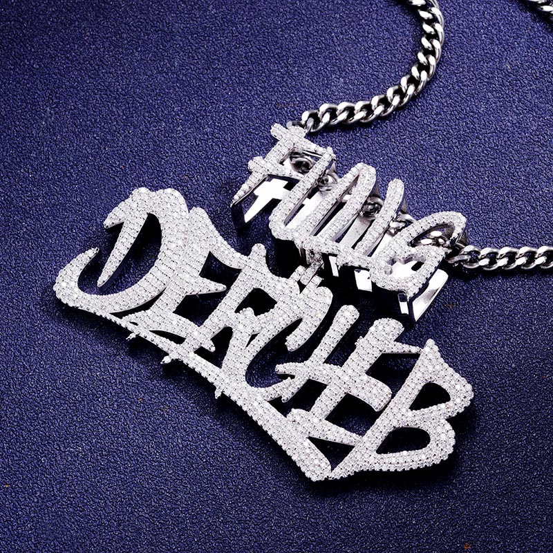 Custom S925 & VVS1 Moissanite Letter Pendant Deposit