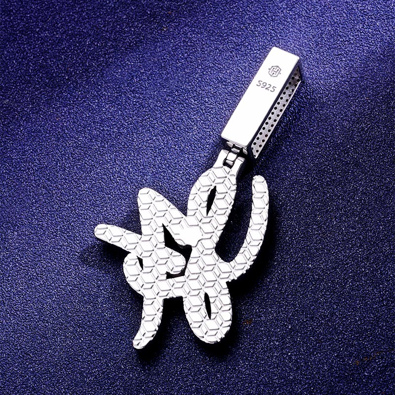 Custom S925 & VVS1 Moissanite Unique Letter Pendant Deposit
