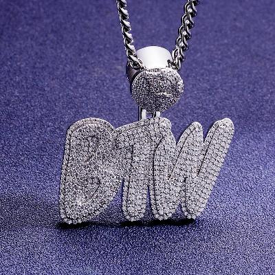 Custom S925 & VVS1 Moissanite Unique Letter Pendant Deposit