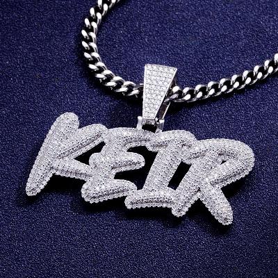 Custom S925 & VVS1 Moissanite Unique Letter Pendant Deposit