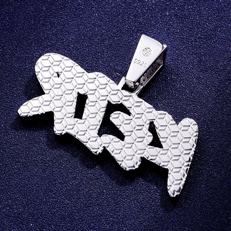 Custom S925 & VVS1 Moissanite Unique Letter Pendant Deposit