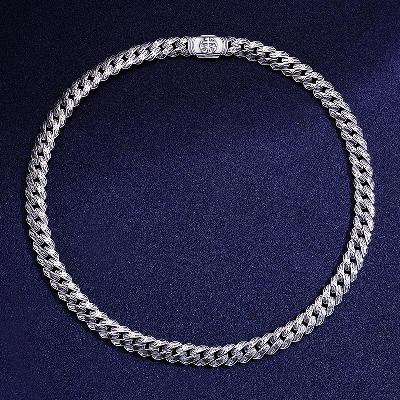 Custom S925  10mm Cuban Chain Deposit
