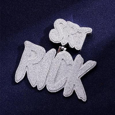 Custom S925 & VVS1 Moissanite Unique Letter Pendant Deposit