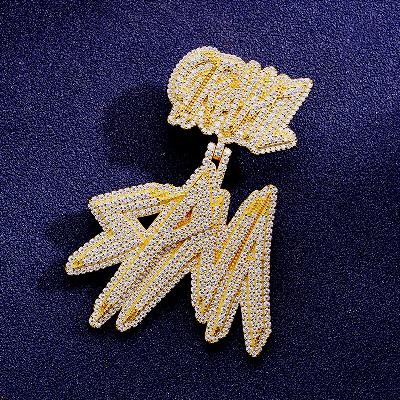 Custom S925 & VVS1 Moissanite Letter Pendant Deposit