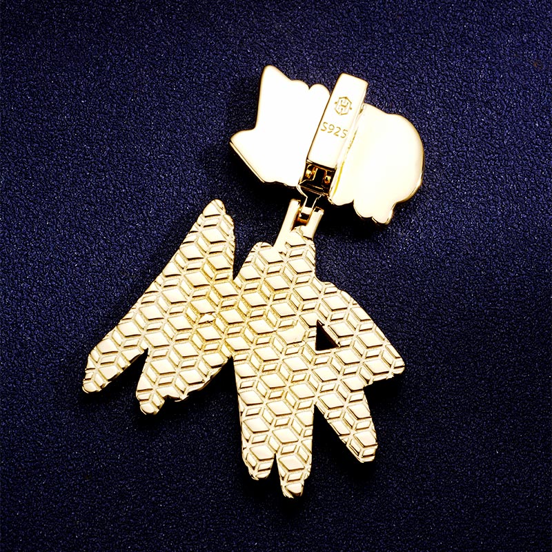 Custom S925 & VVS1 Moissanite Letter Pendant Deposit