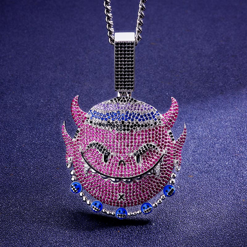Custom S925 Iced Unique Cartoon Pendant Deposit