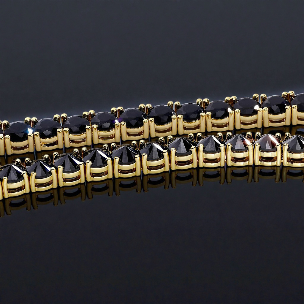 5mm Iced Out Inverted Setting Tennis Bracelet