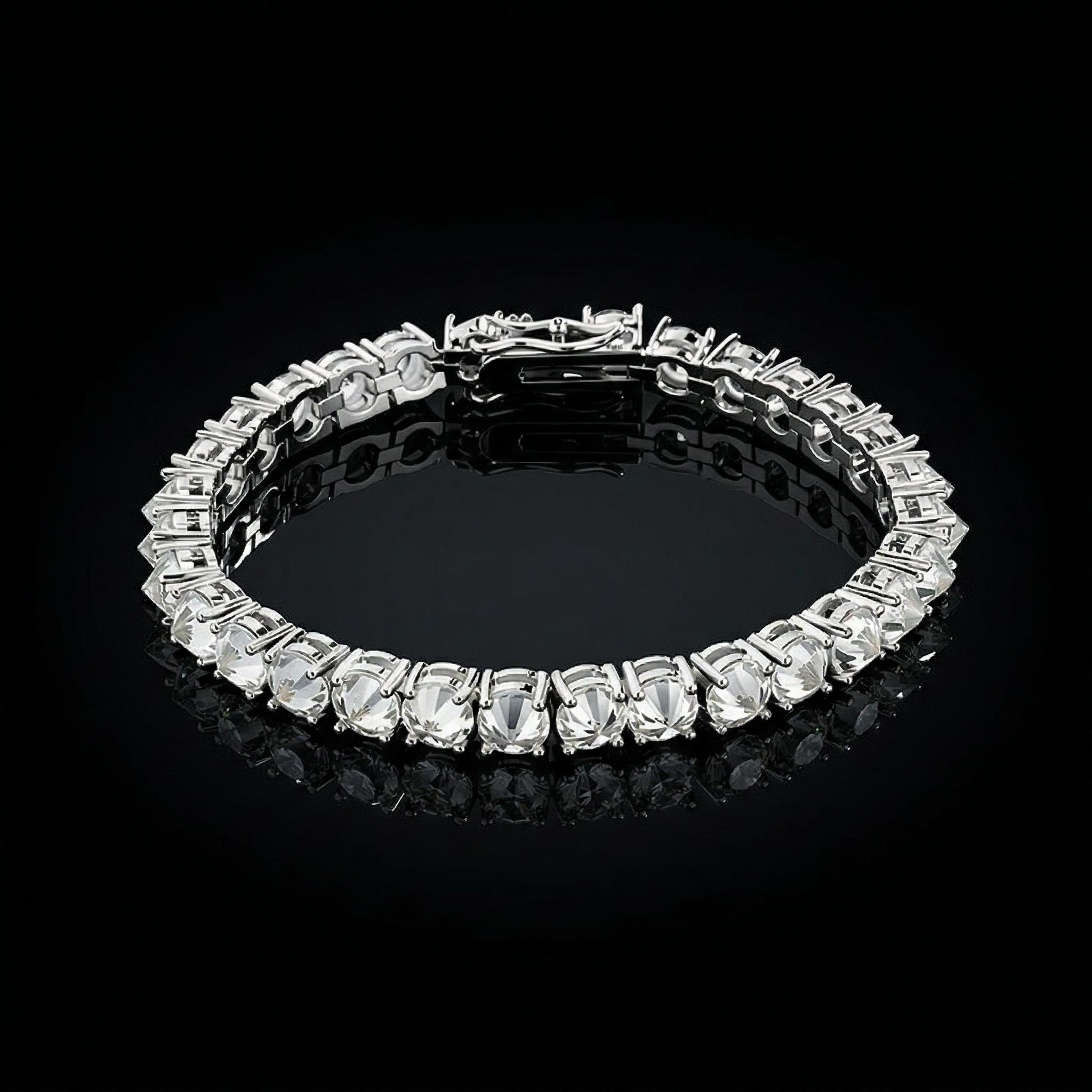 5mm Iced Out Inverted Setting Tennis Bracelet