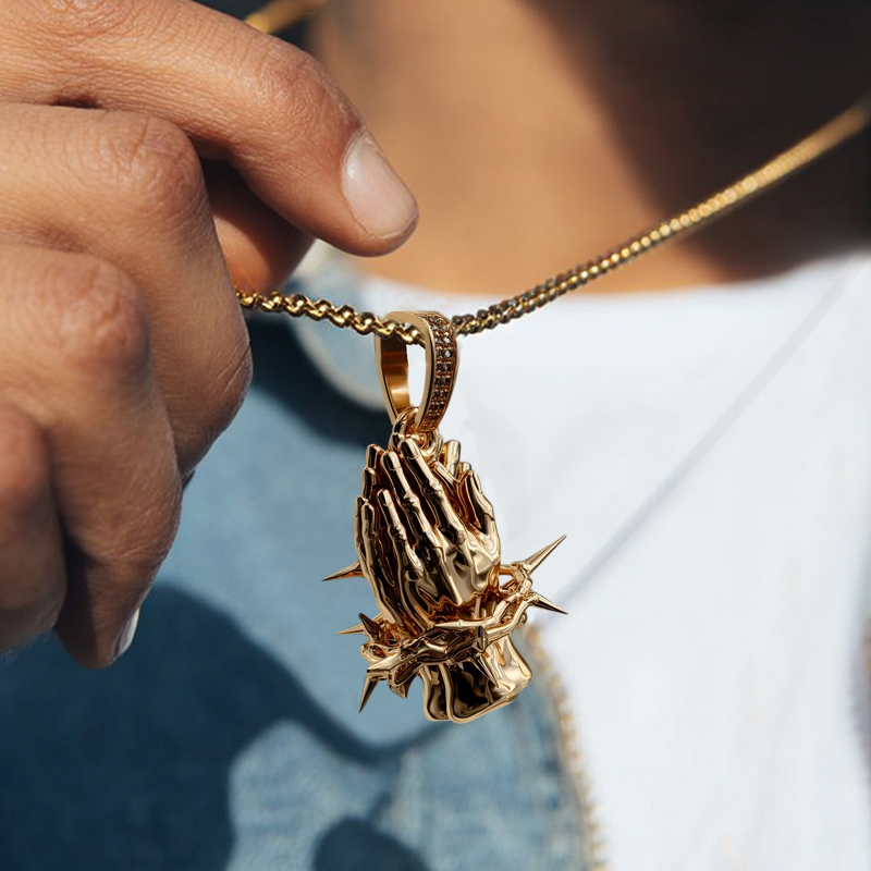 Praying Hands Thorn Pendant Praying Hands Thorn Pendant