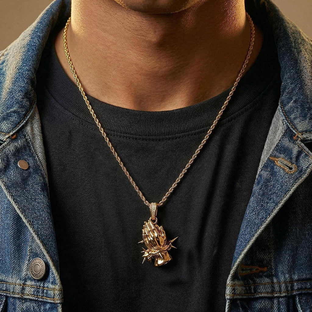 Praying Hands Thorn Pendant Praying Hands Thorn Pendant