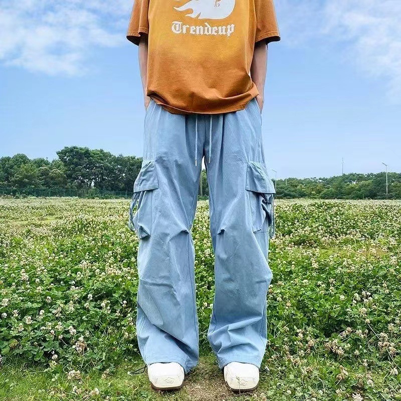 Vintage Casual Multi-Pocket Work Pants