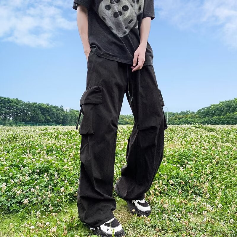 Vintage Casual Multi-Pocket Work Pants