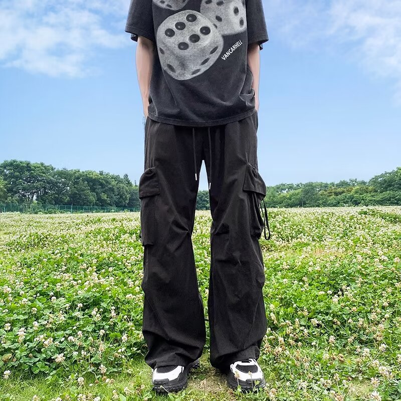 Vintage Casual Multi-Pocket Work Pants