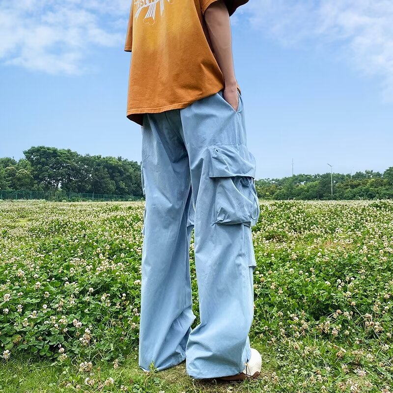 Vintage Casual Multi-Pocket Work Pants