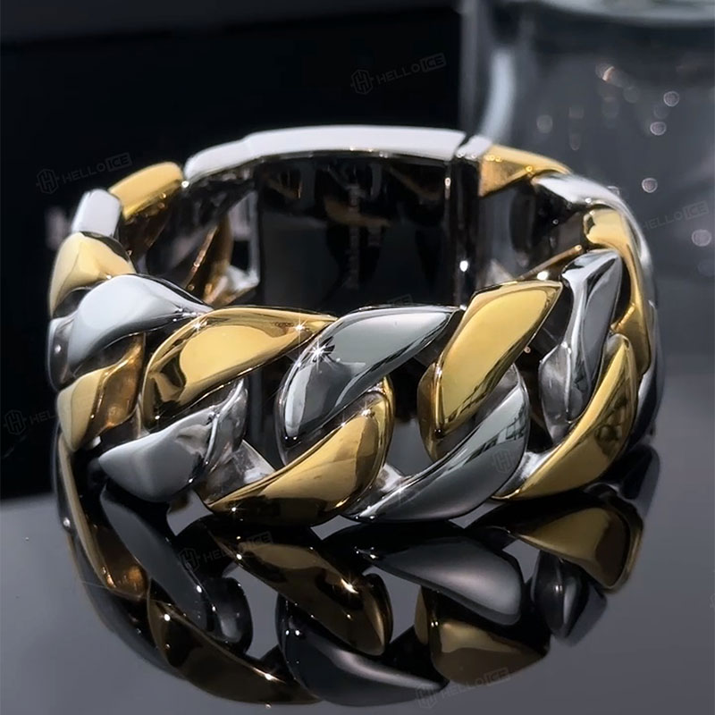 26mm 316L Stainless Steel Cuban Bracelet