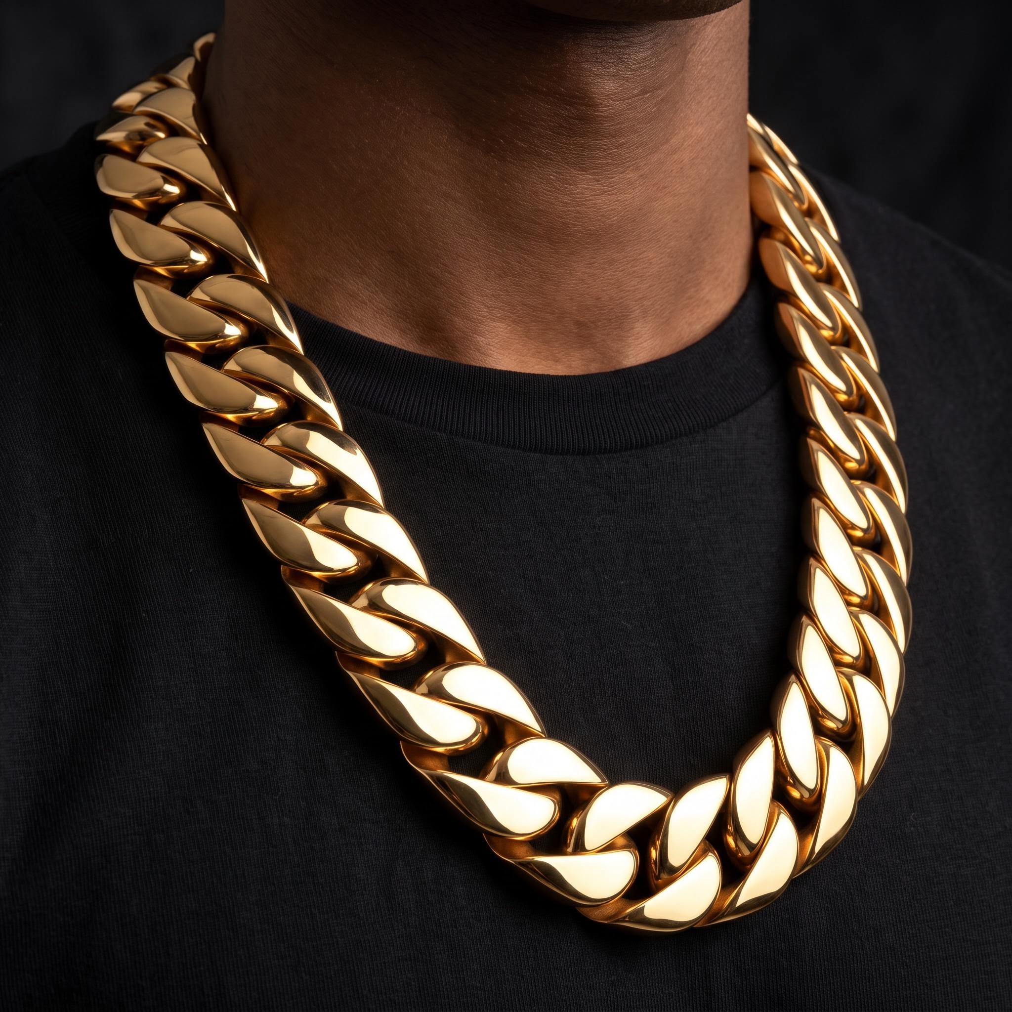 32mm 316L Stainless Steel Cuban Chain 32mm 316L Stainless Steel Cuban Chain