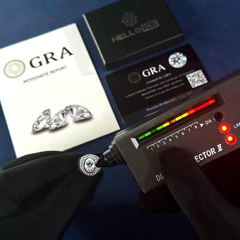 925S & VVS Moissanite Oval Cut Ring