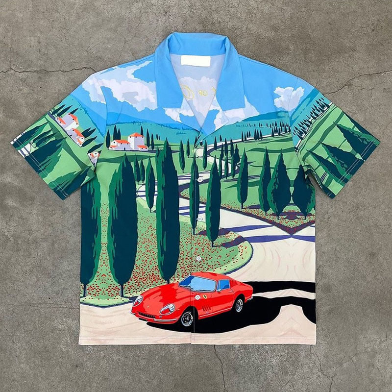 Landscape Print Shirt