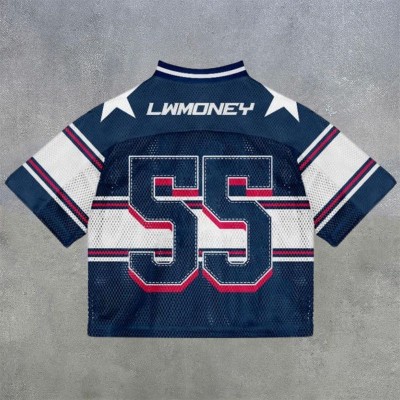 No.55 Digital Print Mesh Jersey