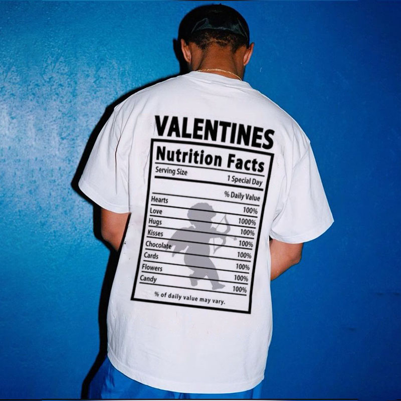 Valentine's Day Print Cotton T-Shirt