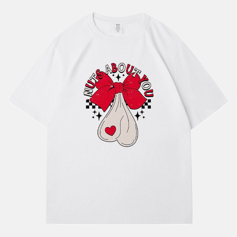 Valentine's Day Print Cotton T-Shirt