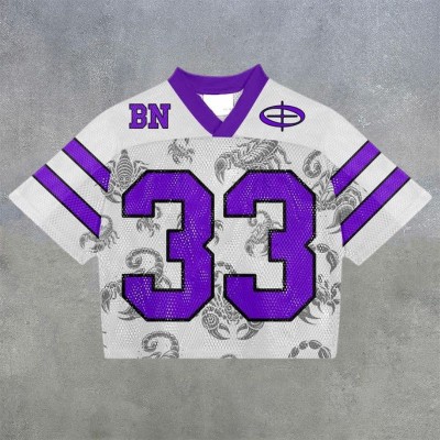 No.33  Digital Print Mesh Jersey