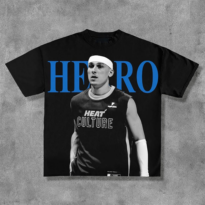 Basketball Figures Herro Print T-Shirt