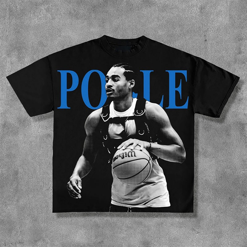 Basketball Figures Poole Print T-Shirt