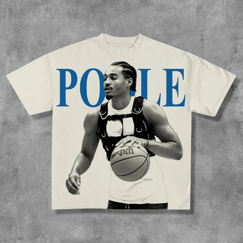 Basketball Figures Poole Print T-Shirt