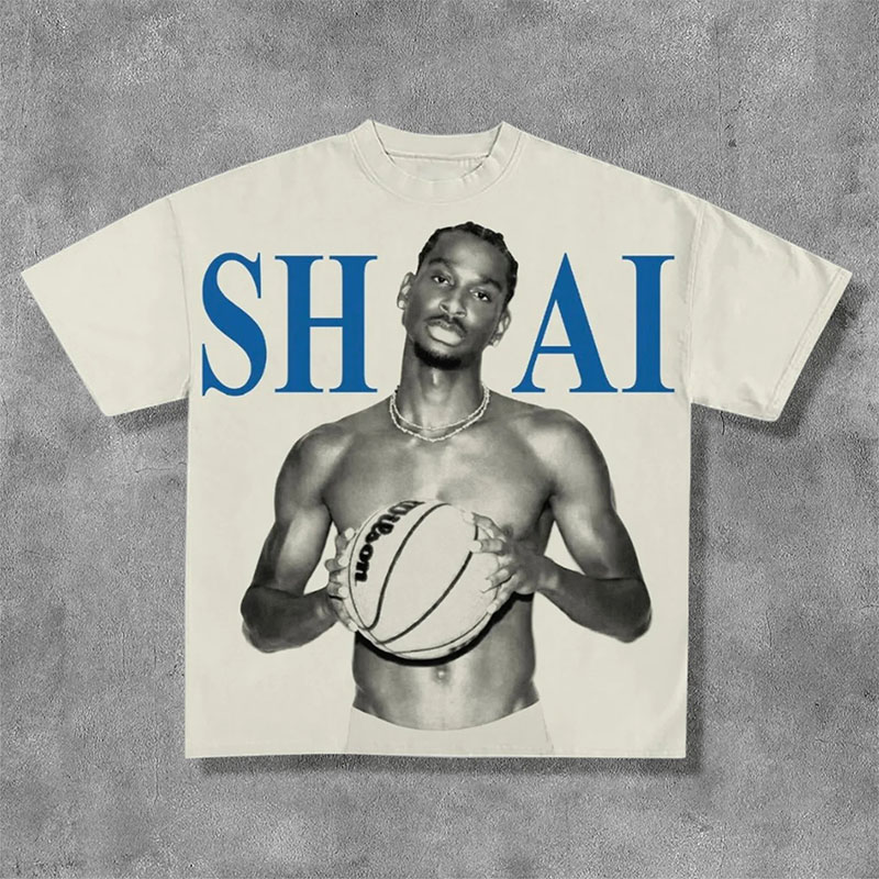 Basketball Figures Shai Print T-Shirt