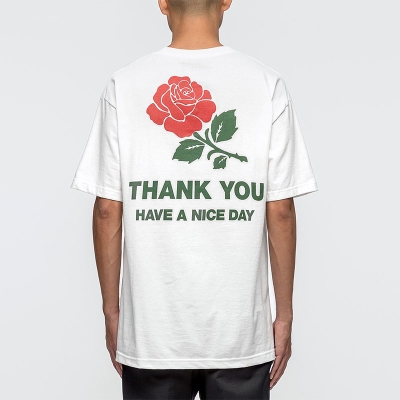 “Thank You” Printed Cotton T-shirt