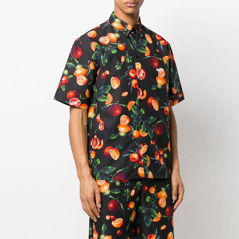 Fresh Fruit Print Shirt Set