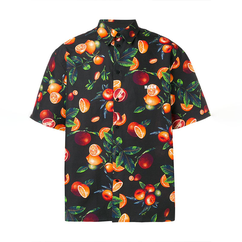 Fresh Fruit Print Shirt Set