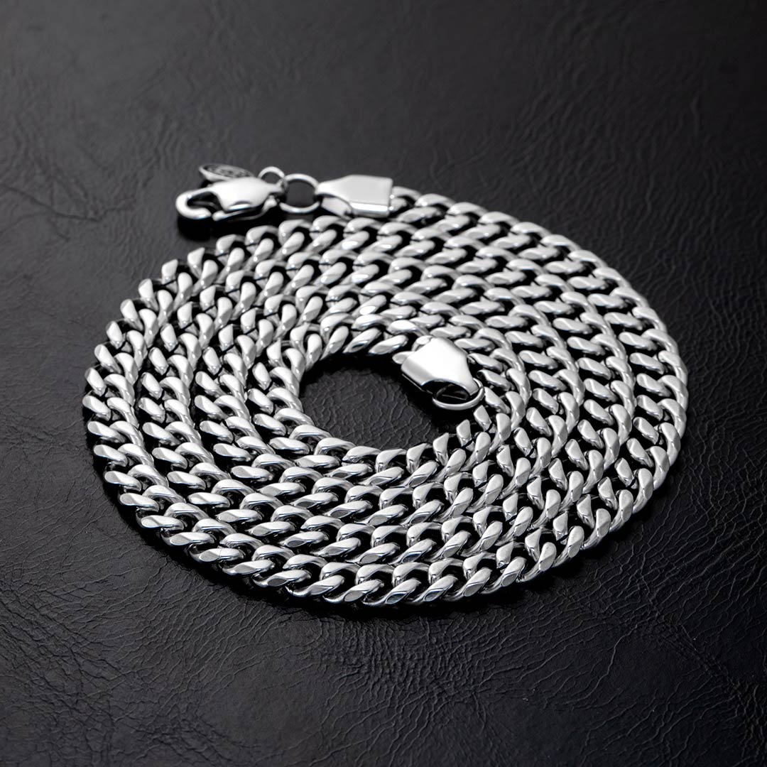 6mm Diamond-Cut Cuban Chain
